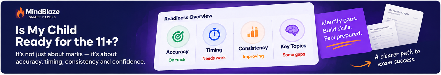 How Do I Know If My Child Is Ready for the 11+? — MindBlaze Smart Papers