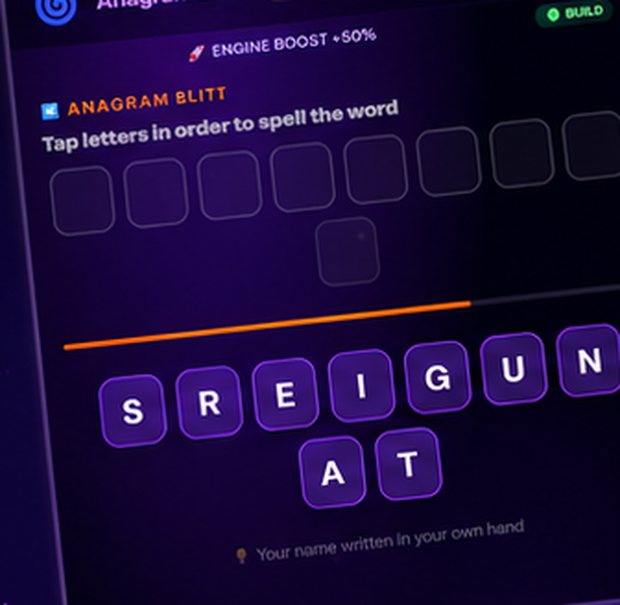 A MindBlaze challenge in progress
